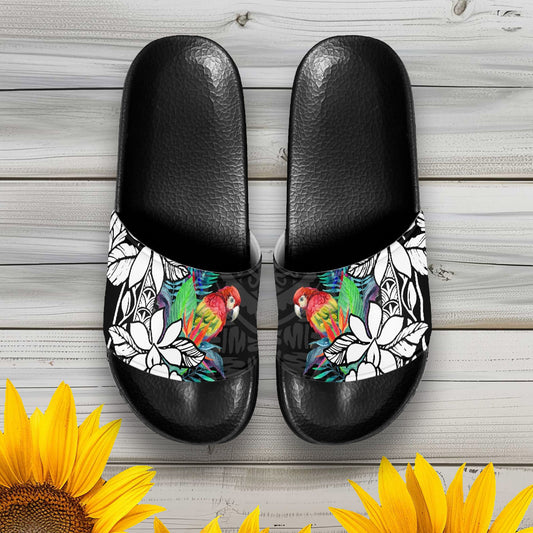 Comfort Slide Sandal for Women Polynesian style House Slippers for Men Summer Outdoor