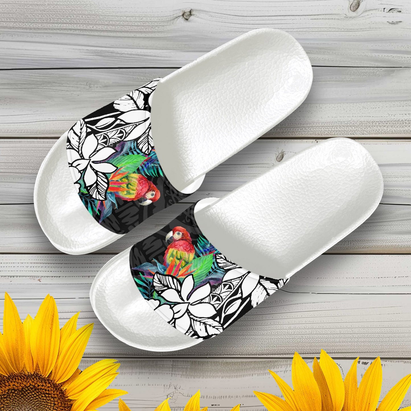 Mornworld Polynesian Patterns Slide Sandals